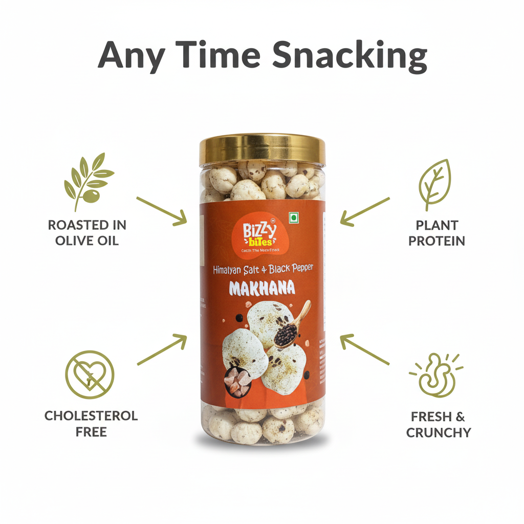 Himalayan Salt & Black Pepper Makhana - Image 3